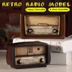 US $12.22 20% OFF|Europe style Resin Radio Model Retro Nostalgic Ornaments Vintage Radio Craft Bar Home Decor Accessories Gift Antique Imitation|Figurines & Miniatures|