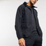 New Balance Running woven jacket in black