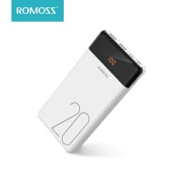 US $15.99 41% OFF|20000mAh ROMOSS LT20 Power Bank Dual USB Powerbank External Battery With LED Display Fast Portable Charger For Xiaomi For iPhone|Power Bank|