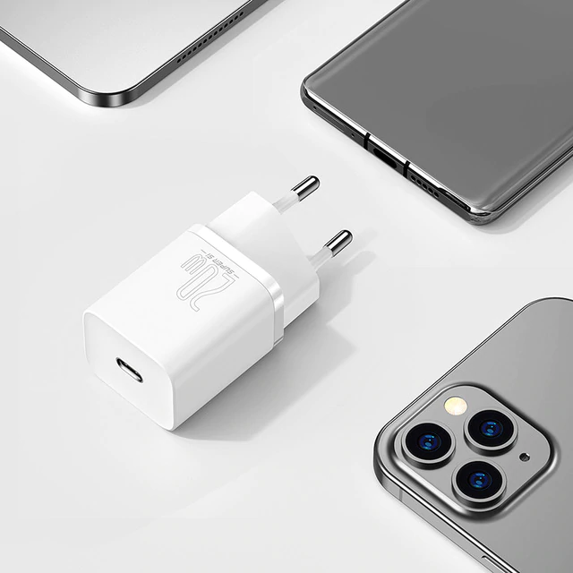 Baseus Super Si USB C Charger 20W For iPhone 12 Pro Max Support Type C