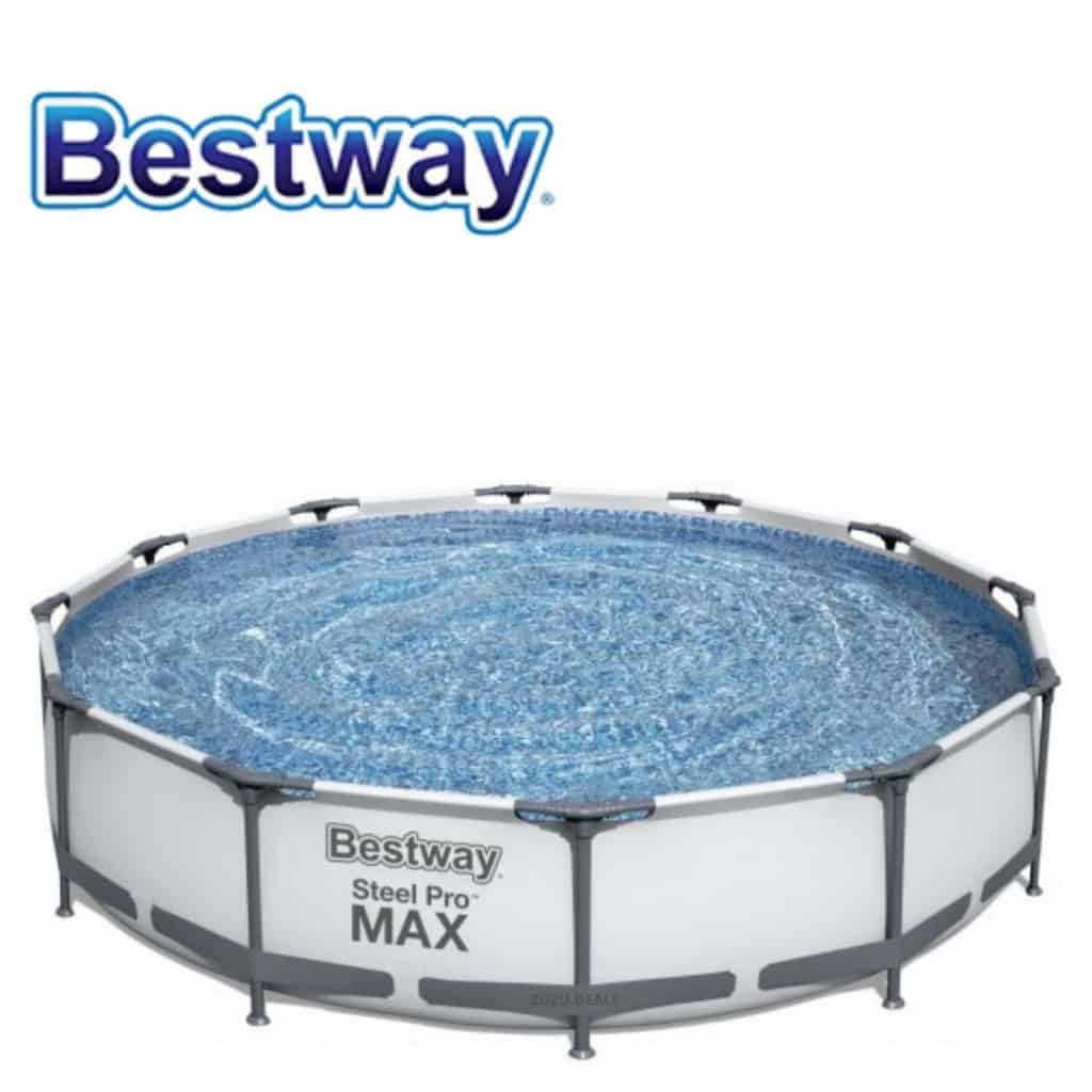 בריכת צינורות עגולה 366X76 סמ עם משאבה 56416 Bestway ZUZU DEALS