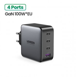 UGREEN USB Charger 100W GaN Charger for Macbook tablet Fast Charging for iPhone Xiaomi USB Type.jpg 640x640