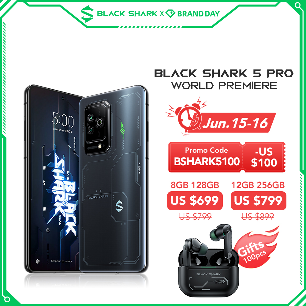 מבצע השקה! Black Shark 5 Pro - סמארטפון גיימינג משובח החל מ₪2,176