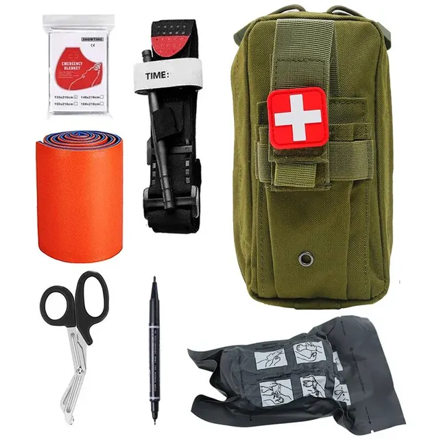 Tactical Equipments Medical Bag First Aid Survival Kit Tourniquet Bag Camping Supplies for Military Emergency