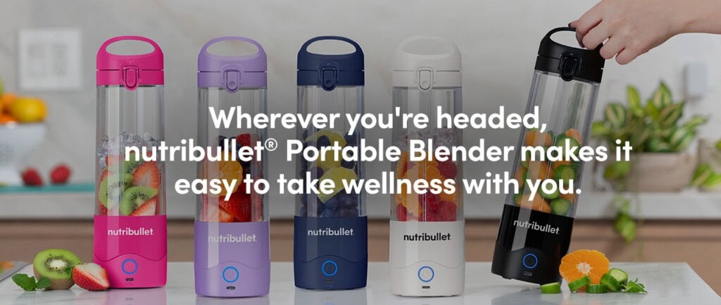 בלנדר נייד נטען NutriBullet Portable הגרסה הגדולה! רק ב₪132!