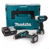 Makita CLX202AJ 10.8 V CXT Li-Ion Cordless Kit סט של 2! רק 715 ש”ח