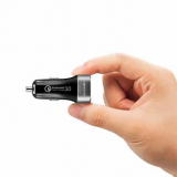 מטען מהיר לרכב תומך USB-C + BlitzWolf® QC 3.0  – רק ב4.23$!