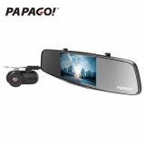 PAPAGO Gosafe 738  – מצלמת רכב כפולה משולבת מראה אחורית ומצלמת רוורס! 99$