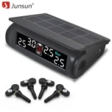 Junsun TPMS  – מערכת ניטור צמיגים אלחוטית וסולאריצ לרכב – רק 41.09$!