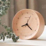 לחזור לטבע: שעון עשוי עץ – מבית שיאומי – מעוצב ושקט + שעון מעורר – ב-$22.99!