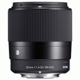 עדשת פריים משובחת ומומלצת למצלמות סוני – (SIGMA 30mm F1.4 DC DN (a6000/6300/6500 רק ב244$!!!