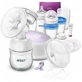 Philips Avent | סט – משאבת הנקה חשמלית אוונט נטורל עם בקבוקים ואביזרים נוספים ב₪562 בלבד! כולל משלוח!