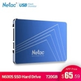 Netac SSD 720GB רק ב63.99$ = כ233 ש”ח!