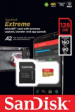 SanDisk 128GB Extreme microSD U3 A2