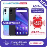 Global Version UMIDIGI A5 PRO Android 9.0 Octa Core 6.3' FHD+ Waterdrop 16MP Triple Camera 4150mAh 4GB RAM 4G Celular Smartphone-in Cellphones from Cellphones & Telecommunications on Aliexpress.com | Alibaba Group