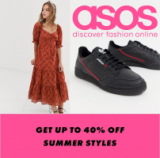 ASOS | עד 40% הנחה על פריטים נבחרים מקולקציית הקיץ לגברים ונשים!