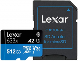 זה יגמר מהר! כרטיס זיכרון Lexar 633x 512GB עננננק ומהיר במחיר היסטרי! רק 59.5$ = 210 ש"ח!!!!