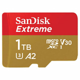 כרטיס זיכרון ענק ומהיר SanDisk Extreme 1TB A2 בחצי מחיר! רק כ₪690! (בזאפ 1,640 – 1,639 ₪!)