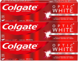 3 במחיר של 1 בארץ! מארז משחות שיניים OPTIC WHITE של קולגייט רק ב8.99$!