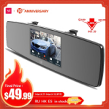 YI Mirror Dash Cam  – מצלמת רכב כפולה משולבת במראה מבית YI/שיאומי רק ב43$!