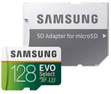 Samsung EVO Select 128GB – כרטיס הזיכרון הכי מומלץ והכי משתלם! רק ב99 ש"ח עם משלוח מהיר מאמזון! 256GB רק ב$44.14 /  150 ש"ח!