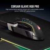 CORSAIR Glaive PRO – עכבר גיימינג עם 18,000 DPI וRGB – רק ב214 ש"ח