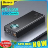 Baseus 65W Power Bank 30000mAh PD – מטען נייד / סוללת גיבוי ענקית! עם טעינה מהירה (כולל הטענת מחשבים וטאבלטים!) רק ב$39.27