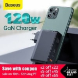 מטען חחחחחזק! Baseus 120W GaN USB Charger עם תמיכה בהטענת מחשבים (אפילו 2!), טאבלטים ועוד בשלל טכנולוגיות הטענה מהירה – QC4.0 QC3.0 PD3.0 רק ב$36.71