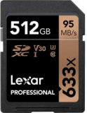 כרטיס זיכרון Lexar Professional 633x 512GB רק ב76.11$ / 259 ₪