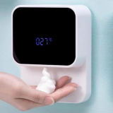 חדש! Xiaowei X5s – דיספנסר מקציף סבון אוטומטי הנצמד לקיר + מד טמפרטורה רק ב$20.39!