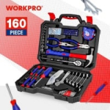 מזוודת כלים WORKPRO עם כל מה שצריך לבית – 160 חלקים! רק ב$32.19 / 109 ש”ח!