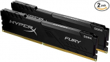 HyperX Fury 16GB 3200MHz DDR4 CL15 DIMM (Kit of 2) 1Rx8  Black XMP Desktop Memory HX432C16FB3K2/16: Computers & Accessories