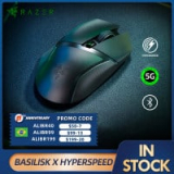 Razer Basilisk X HyperSpeed – עכבר גיימינג אלחוטי משובח! חיישן 16K DPI, אלחוטי + בלוטות’, סוללה 450 שעות ו6 כפתורים רק ב₪134 כולל משלוח! (בארץ ₪265+)