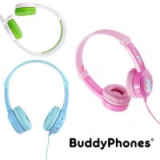 BuddyPhones אוזניות מתקפלות עם הגבלת ווליום ומיקרופון לילדים רק ב₪99!