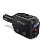 חדש! BlitzWolf® BW-CLA1 – מטען רכב חזק! עד 150W עם טעינה מהירה QC3.0, USB-PD, מפצל מצת כפול ועוד!