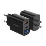 BlitzWolf® BW-S19 – מטען מהיר עם 2 פורטים, תומך USB-C PD 20W וQC3.0  ב$9.99