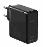מטען מהיר Baseus GaN Charger 100W עם 4 פורטים + כבל USB-C PD 100W תומך טעינה מהירה USB-C PD + Quick Charge 4.0 רק ב$33.79!