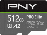 כרטיס זיכרון מהיר בנפח ענק ללא מס! PNY 512GB PRO Elite A2 רק ב₪254 כולל משלוח!