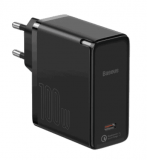 מטען מהיר Baseus GaN Charger 100W עם 4 פורטים + כבל USB-C PD 100W תומך טעינה מהירה USB-C PD + Quick Charge 4.0 החל מ$27.81!