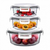 סט 3 קופסאות זכוכית לאחסון מזון La Kitchenette freshBox רק ב₪49 ומשלוח חינם!