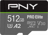כרטיס זיכרון מהיר PNY 512GB PRO Elite A2 רק ב$34.99