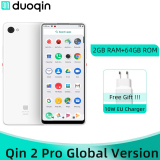 116.54US $ 20% OFF|Global Version QIN 2 Pro 2GB 64GB Mobile Phone 5.5" Full Screen 576*1440P 13MP Rear Camera Smartphone 2100mAh Battery Android 9|Cellphones|