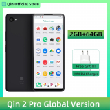 116.47US $ 20% OFF|Global Version QIN 2 Pro 2GB 64GB Mobile Phone 5.5" Full Screen 576*1440P13MP Rear Camera Smartphone 2100mAh Battery Android 9| |