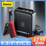 Baseus 2 In 1 Car Jump Starter – בוסטר משולב משאבת אוויר רק ב$64.99!