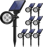 8 מנורות סולאריות עם פאנל מתכוונן רק ב$23.99 / כ₪82!