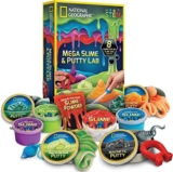 ערכת מדע ומשחק NATIONAL GEOGRAPHIC Mega Slime Kit & Putty Lab רק ב₪82!