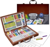 מזוודת אומנות לילדים Crayola Wooden Art Set – עם יותר מ80 פריטים ומזוודת עץ רק ב₪87