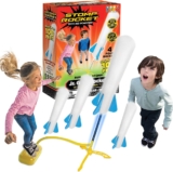 הStomp Rocket המקורי! הרקטה המעופפת – המשחק שמקפיץ את כל הילדים (גם בלילה!) רק ב$11.99!