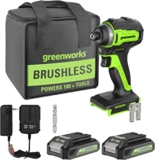 מברגת אימפקט Greenworks 24V Brushless עם זוג סוללות רק ב₪237 ומשלוח חינם!