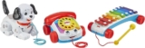 מארז 3 משחקים לפעוטות מבית Fisher-Price – קסילופון, טלפון חוגה וכלב רק ב₪118!